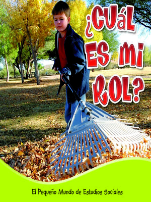 cover image of ¿Cuál es mi rol?: What's My Role?